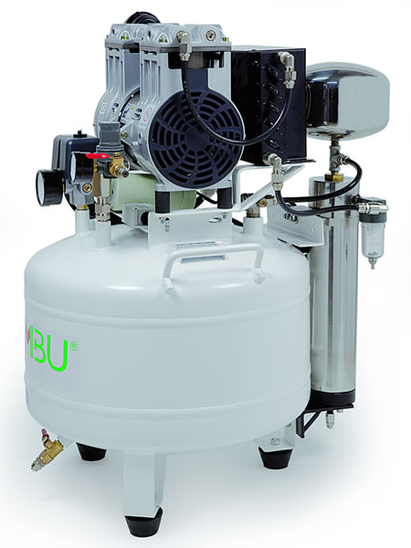 Compressor isento de óleo com secador 80 l/min.