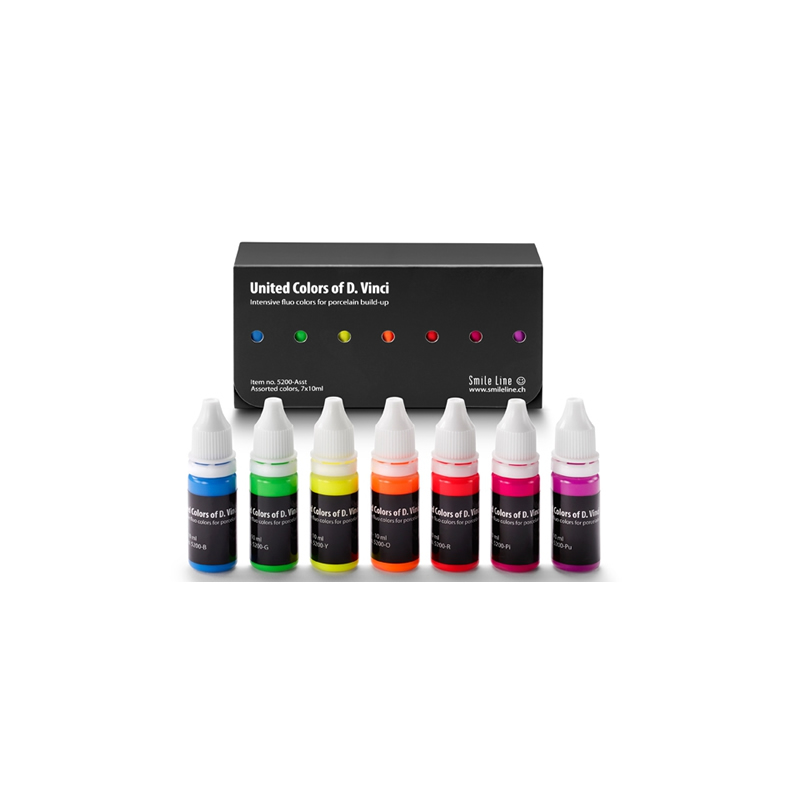 Jogo United Colors Of D. Vinci intensivo 7x10ml cores